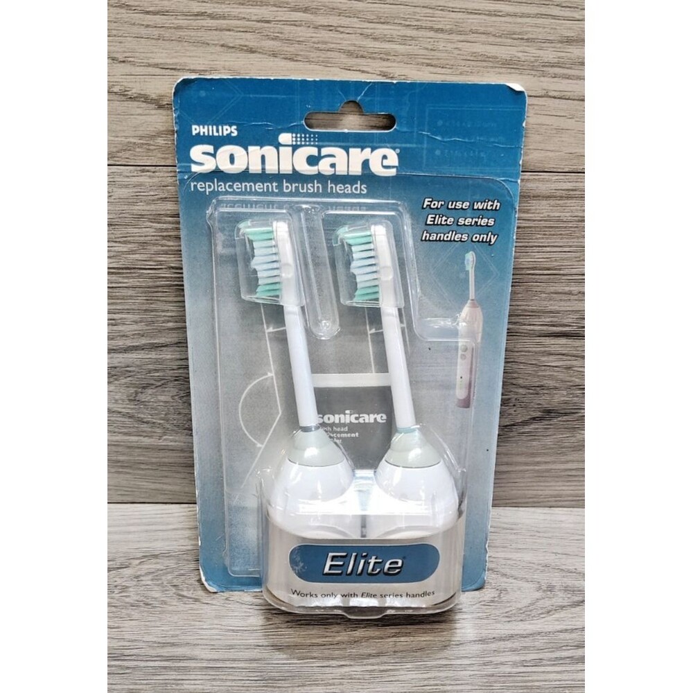Philips Sonicare Elite Series 2 Pack Screw On Brush Heads 7100 7200 7300 7500